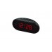 Digital LED desk alarm clock with AM/FM radio