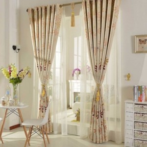 Curtain Jacquard Royal and European Lace Style Curtain 